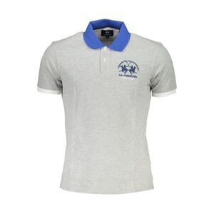 La Martina Brown Cotton Men Polo Men's Shirt